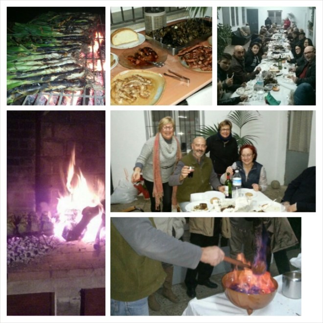 Barbacoa de alcachofas en el Hotel Sol de Benicarló 