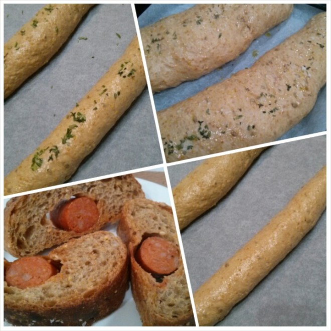 Choripan con harina de espelta integral