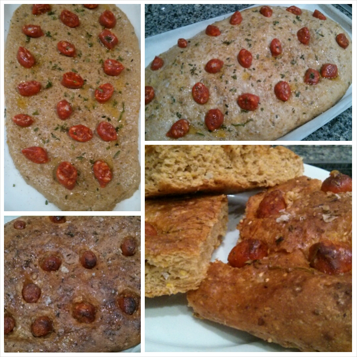 coca de espelta integral con chorizo de pimentón rojo