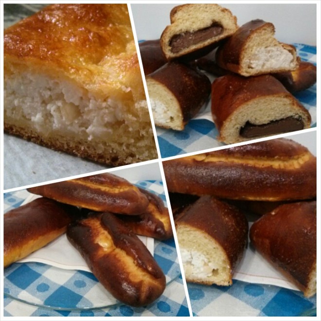 Farinosas rellenas de requeson, miel de romero y almendras y Farinosas rellenas de chocolate para los desayunos de Pascua del Hotel Sol