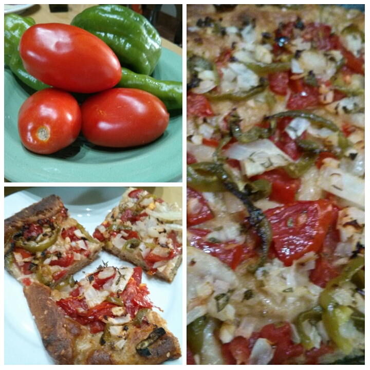 coca de trampo con masa de harina de espelta integral