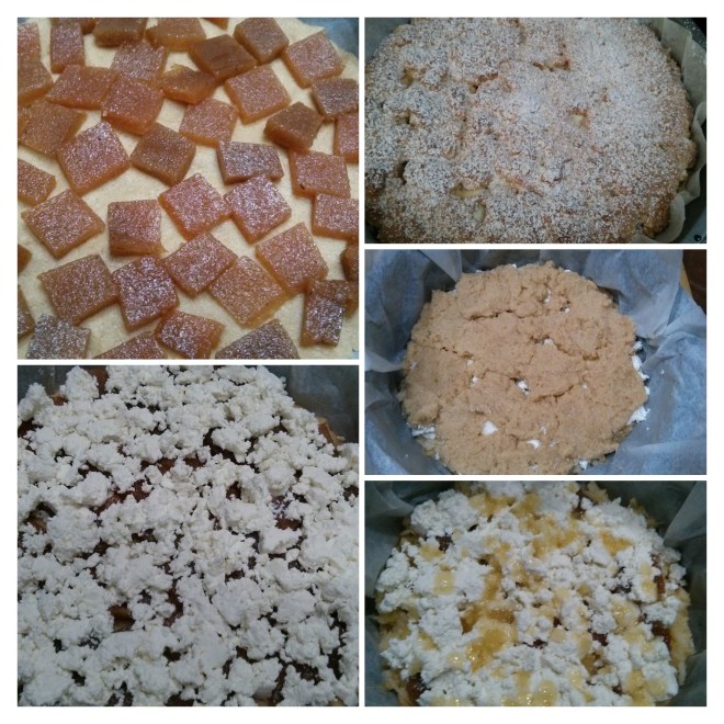 pastel de manzana, membrillo y requeson, desayunos del Hotel sol
