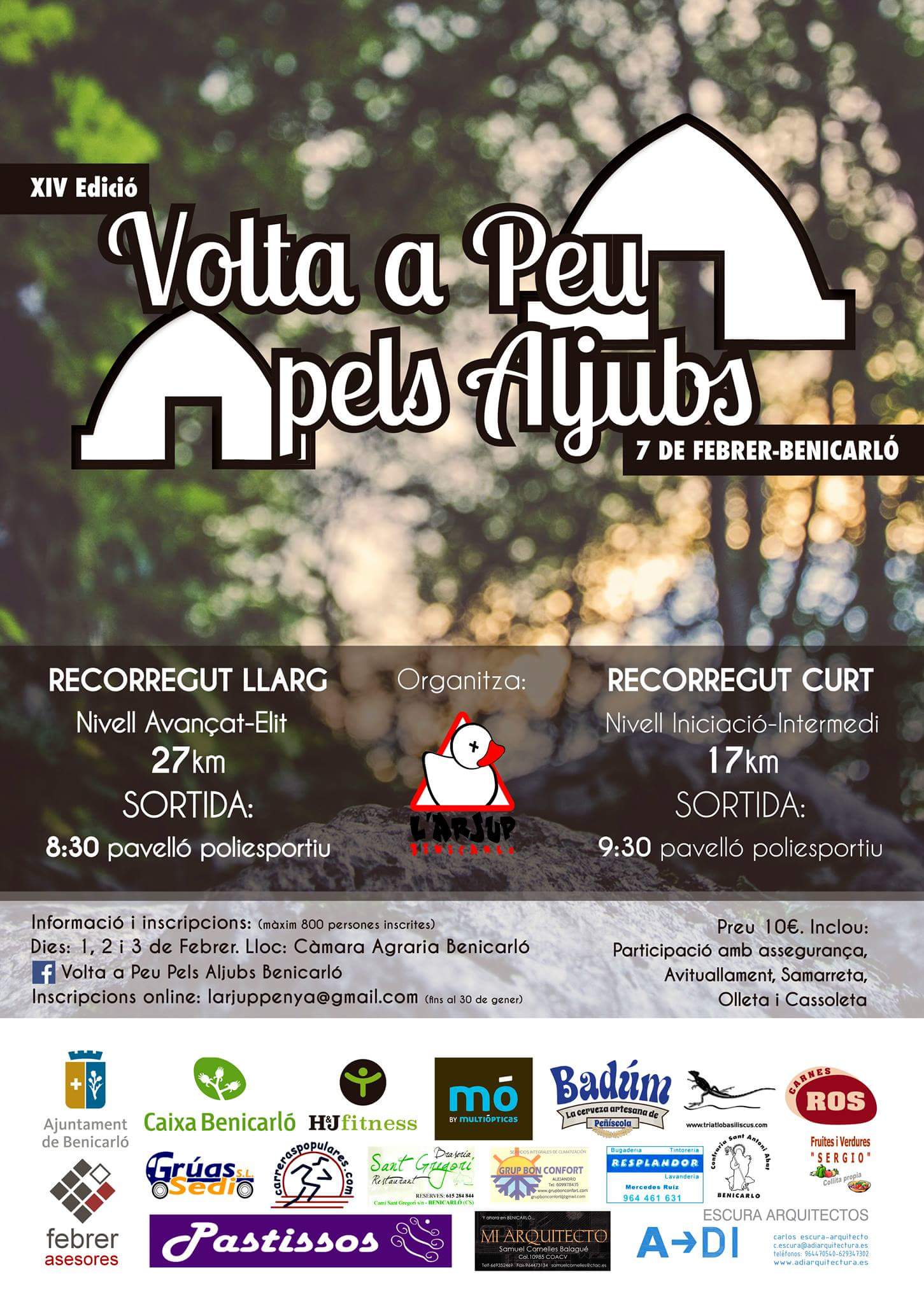 volta a peu pels aljubs 2016