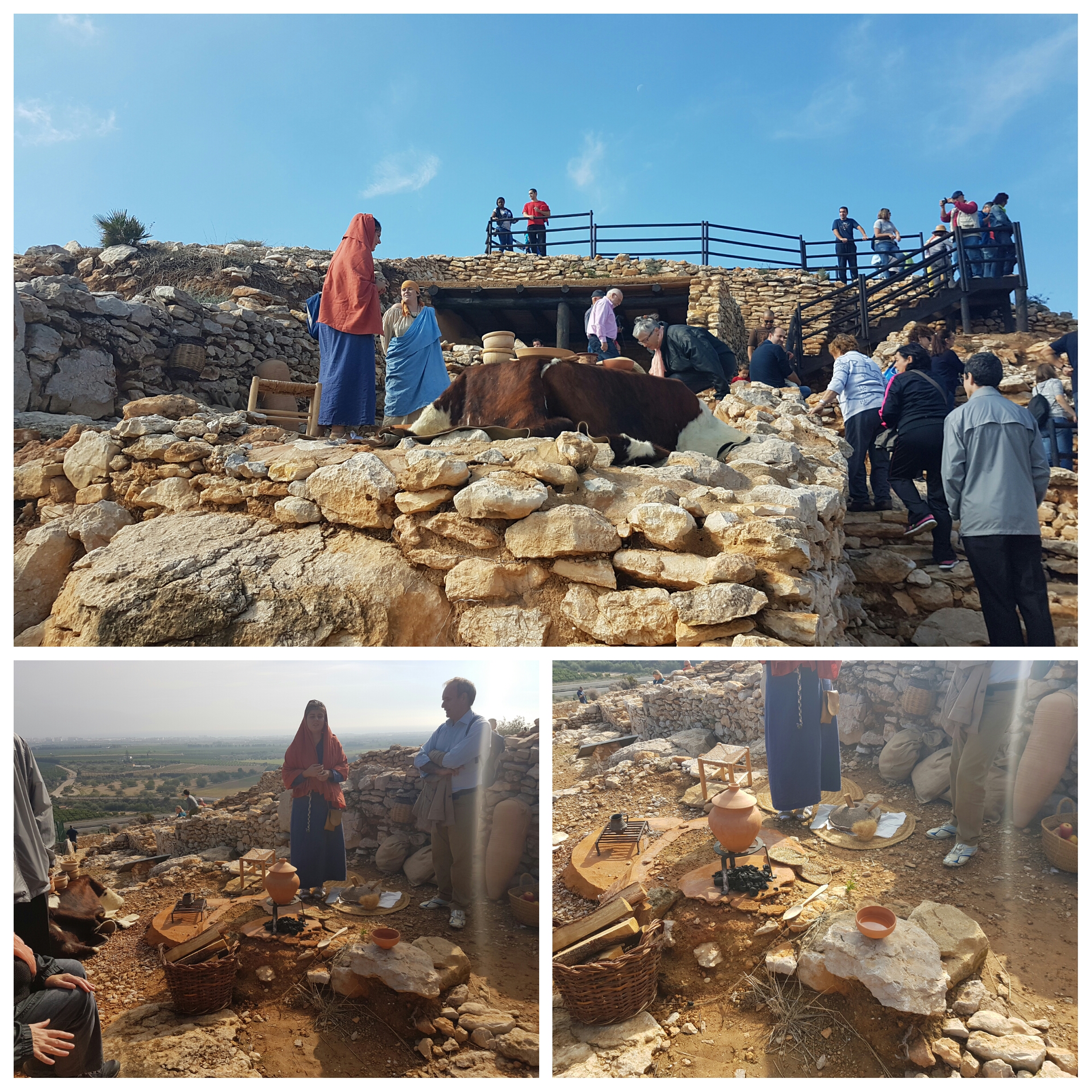 I Encuentro de recreadores Iberos en el Poblado  del Puig de la Nau en Benicarló