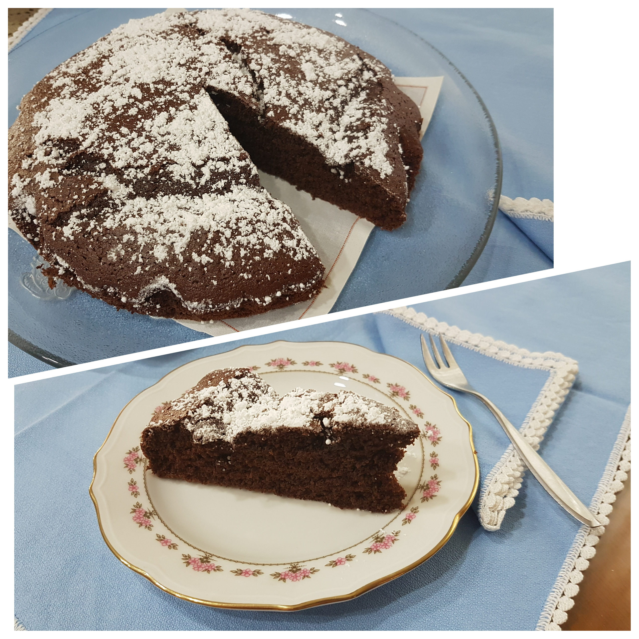 Bizcocho de chocolate intenso